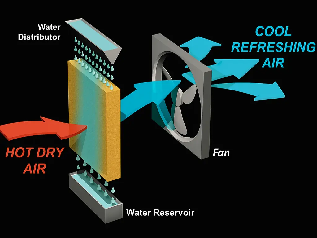 Evaporative Cooling Process